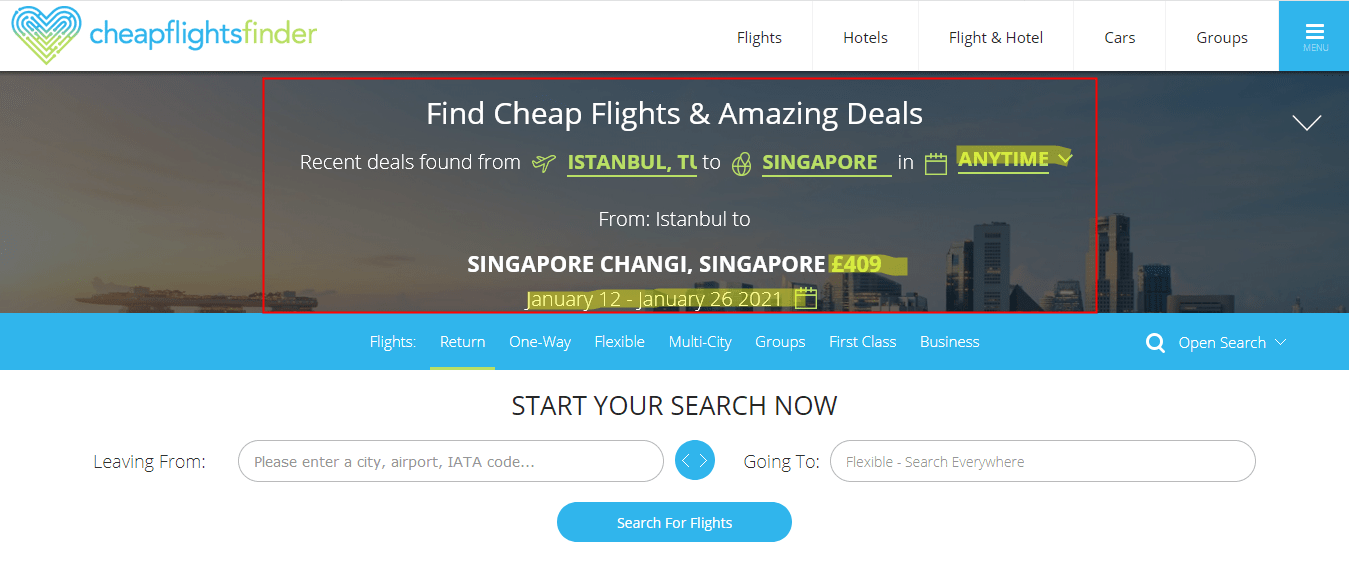 cheapest flights