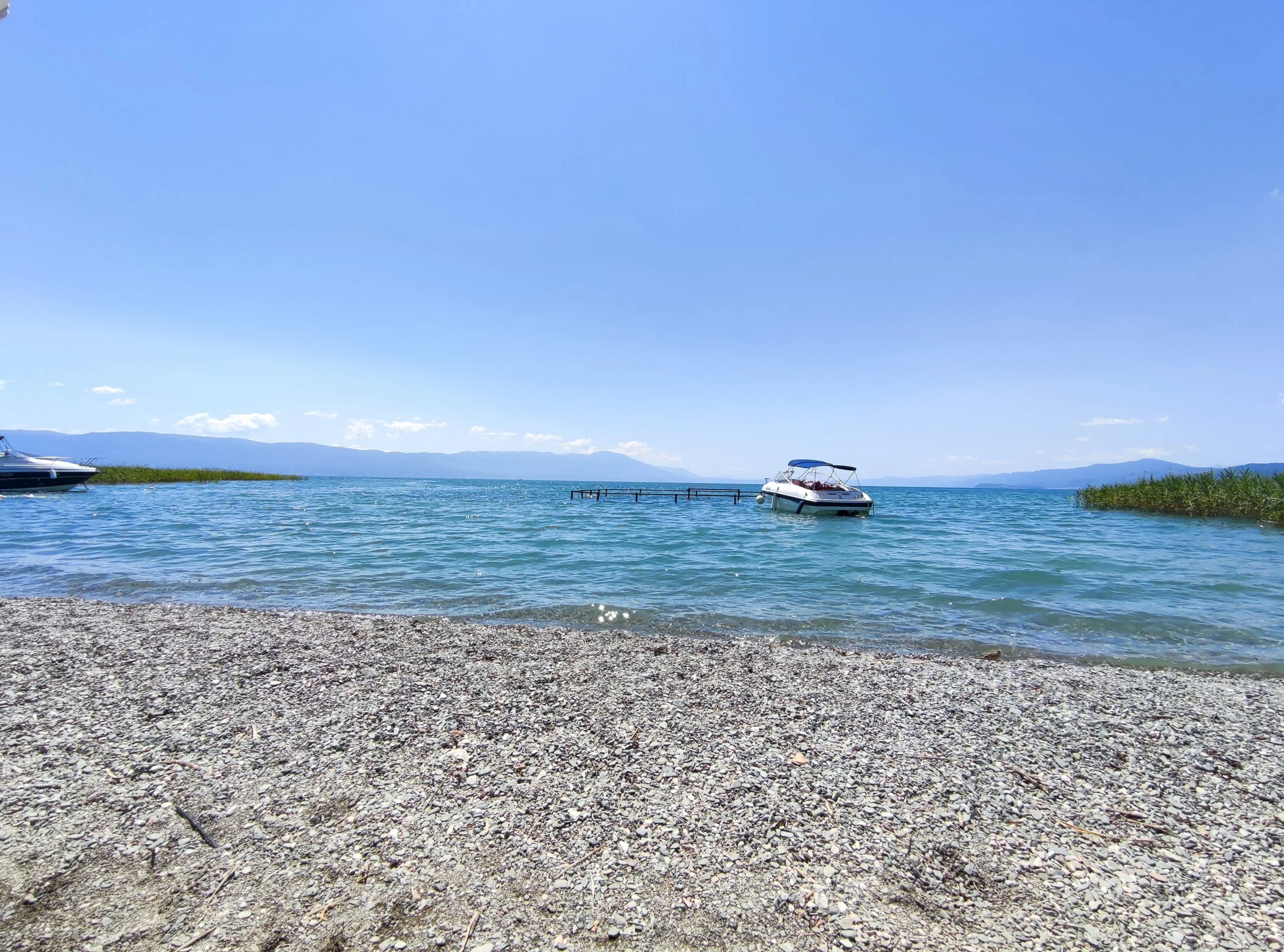 Struga beach on Lake Ohrid