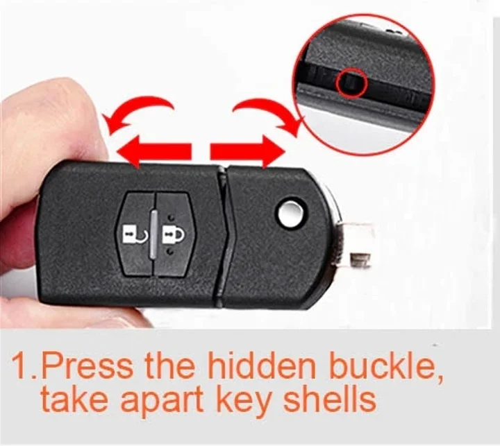 mazda key disassemble